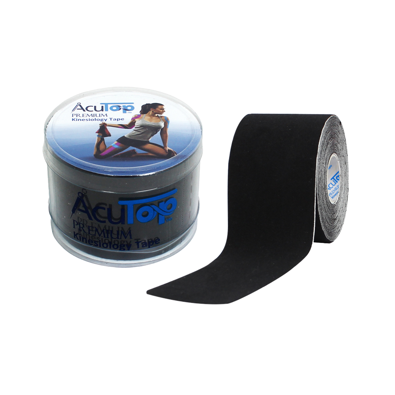 AcuTop Premium Kinesiologitejp, svart
